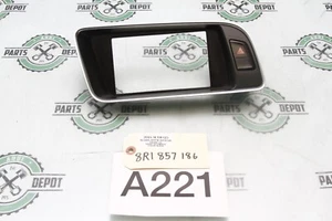 09-17 AUDI Q5 FRONT CENTER DASH DISPLAY COVER TRIM OEM - Imagen 1 de 10