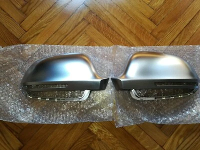 CALOTTE SLINE AUDI A3 A4 A5 A6 Q3 COPERTURE SPECCHIETTI SATINATE  - Immagine 1 di 4