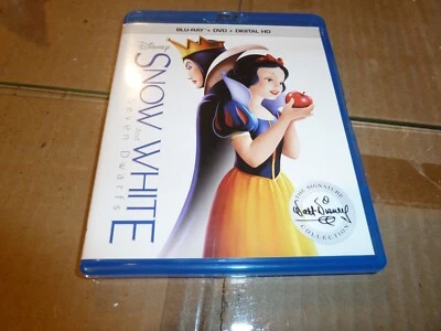 Snow White and the Seven Dwarfs (Blu-ray/DVD, 2016 ) No Slipcover & Digital) - Image 1 of 2