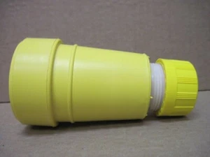 Conector de acutita amarilla Daniel WoodHead 27W10 no Nema 20A/250V 10A/600V - Imagen 1 de 5