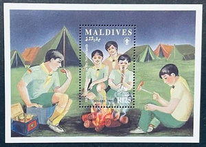 MALDIVES 18TH WORLD SCOUT JAMBOREE NETHERLANDS STAMPS MNH 2002 BOY SCOUTS CAMP - Picture 1 of 1