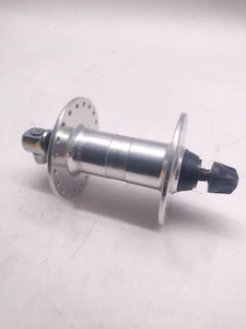 Take Off Shimano 40H Tandem Front Hub - HB-HF08 - Polished Silver - Picture 1 of 6