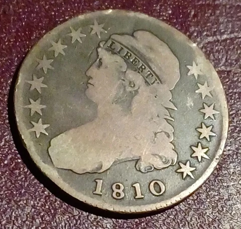 1810 Bust Half Dollar Cover