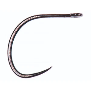AHREX FW527 BARBLESS BIG GAP DRY FLY HOOK - Black Fly Tying Trout Hooks NEW! - Picture 1 of 3