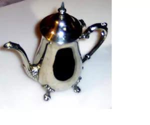 Sheridan Silver Plated Bross Teapot/Coffee Pot,VIP Service - Picture 1 of 2
