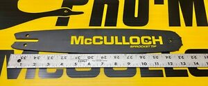 NOS OEM McCulloch Mini Mac .050 .375 LP Chainsaw 12" Guide Bar PN90549 (Bin J)