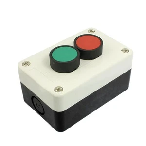 Red Green Buttons NC NO Control Push Button Switch Station Ui 600V Ith 10A - Picture 1 of 2