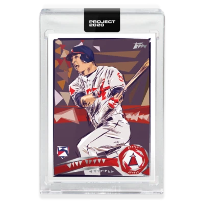 2020 TOPPS PROJECT 2020 #167 MIKE TROUT - BY NATUREL - Image 1 of 2