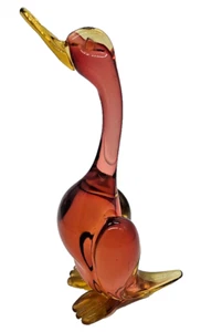 C.1950s 8" ARCHIMEDE SEGUSO Murano Glass Ente | Bird LESEN - Bild 1 von 12
