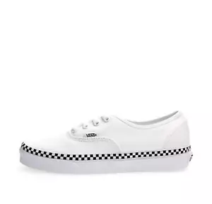 Vans Check Foxing Authentic True White Shoes, Medium Men 4.5/Women 6 - Picture 1 of 8