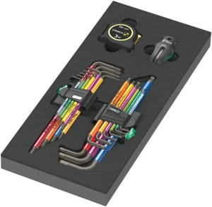 Wera 150140, 9740 Foam insert L-key set 1, 20 pieces - Picture 1 of 1