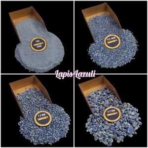 Natural   Lapis Lazuli coarse Crushed Powder For Massage Use Ring inlay - Picture 1 of 17