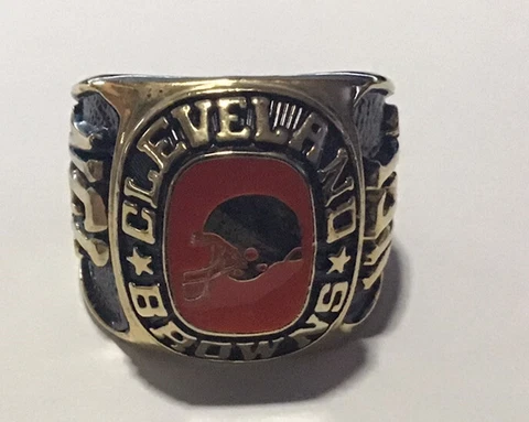 Vintage NFL Cleveland Browns Ring Paperweight Cover