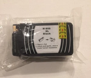 Black Ink for HP 950XL OfficeJet Pro 8100 8600 8630 8625 8615 H-950 XL - Picture 1 of 2