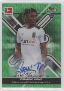 2021 Finest Bundesliga Green Wave Refractor /30 Kouadio Kone Koné Rookie Auto RC
