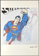 ANDY WARHOL * Superman * signed lithograph * Kunstdruck * limited # 41/100