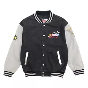 Giacca vintage Nextel Cup Series Racing Denim Varsity taglia media NASCAR - Foto 1 di 14