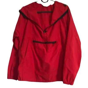 Vintage LL Bean red windbreakers mens size S/M - Picture 1 of 7