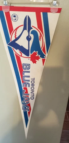 TORONTO BLUE JAYS VINTAGE RETRO MLB BASEBALL FELT PENNANT 5/7/22 Cover