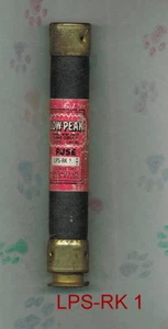 BUSSMAN LPS-RK1 FUSE LPS-RK-1 600 VOLT 1 AMP TIME DELAY - Bild 1 von 1