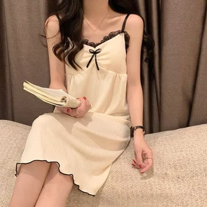 Women's Short Sleeved Nightgown for Comfortable Home Wear and Relaxation - Picture 1 of 8