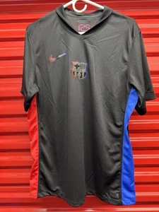 Men’s Size Large Nike Barcelona 24/25 Away Sponsorless Stadium Jersey FN8792-010 - Picture 1 of 7