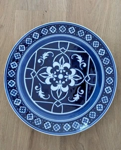 One Target Home Catalina Blue Medallion Large Serving Plate & Serving Bowl - Picture 1 of 10