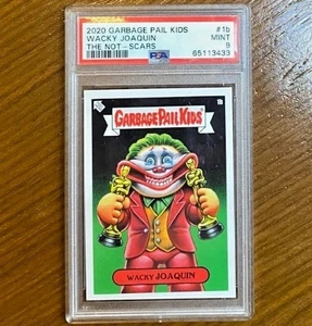 🔥 Rare GPK JOKER PSA 9! Garbage Pail Kids 2020 Not-Scars #1b! DC Batman 🔥 - Picture 1 of 2