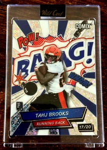 TAHJ BROOKS 2025 COMODÍN ¡BAANG! Disco Rookie # 17/20 Cincinnati Bengals - Imagen 1 de 3