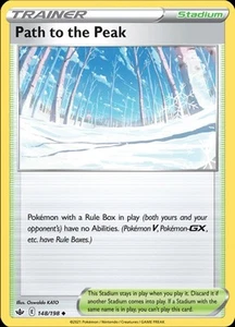 Path to the Peak 148/198 Swsh06: Sword & Shield - Chilling Reign Reverse Holo - Picture 1 of 4