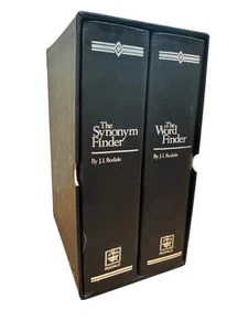 the Word Finder / the Synonym Finder 2 hardcover books - Picture 1 of 4