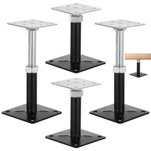 4 PCS Adjustable Floor Jacks, Heavy Duty Metal Post Floor Support, 5 to 8 Inc... - Picture 1 of 7
