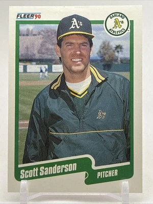 1990 Fleer Updated #U-118 Scott Sanderson Oakland Athletics - Image 1 of 2