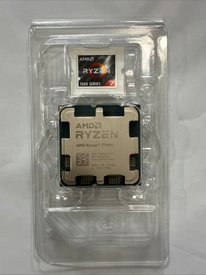 AMD Ryzen™ 7 7700X 8-Core, 16-Thread Unlocked Desktop Processor - Image 1 of 3