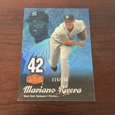 Mariano Rivera 2006 Upper Deck Fleer Flair Showcase Legacy Blue 115/150  #154 - Изображение 1 из 2