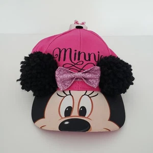 Disney Junior Minnie Mouse Hat Cap with fluffy Ears Pink - Picture 1 of 7