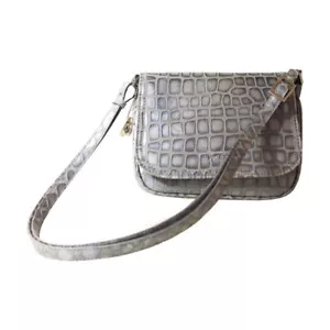 PICARD 5833 Krokodil Farbe: Altsilber Tasche Handtasche Umhängetasche Leder NEU - Bild 1 von 1