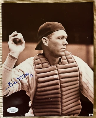 Bill Dickey Signed 8x10 Photo – Yankees HOF Legend – JSA Authenticated - Image 1 of 3
