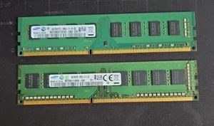Samsung 8GB (2X4GB) M378B5173QH0-CK0 PC3-12800U-11-12-A1 DDR3 Desktop Memory - Picture 1 of 1