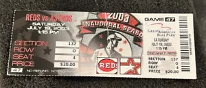 2003 Cincinnati Reds Houston Astros July 19 Game Ticket Stub Lance Berkman 2 HR - Picture 1 of 5