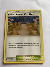 Brock's Pewter City Gym 54/68 - Hidden Fates Pokemon Card - NM/Mint