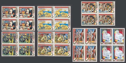 Guinea Eq A08 Art Painting Pablo Picasso 28v MNH 1975 Cover