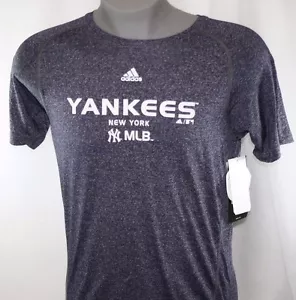 NEW Youth Boys Kids Adidas Clima Lite New York NY Yankees Baseball MLB Shirt - Picture 1 of 2
