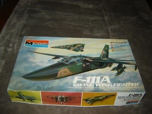 Monogram Model kit #5804 F-111A Swing Wing box opened 1/48 kit Factory Sealed - Picture 1 of 12