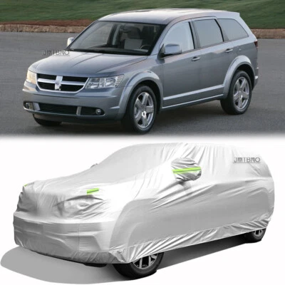 Cubierta completa de coche de 6 capas al aire libre nieve resistente a los rayos UV impermeable para Dodge Journey Foto 1 de 4