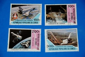 = Luna 17 - Shuttle - Columbia - Moon - Spaceship Space Full Set of 4 q20 - Picture 1 of 1