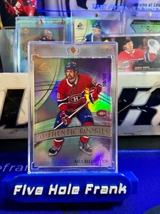 Juego usado Alex Belzile 2020-21 Upper Deck SP AUTÉNTICO novato base verdadera/60 - Imagen 1 de 7