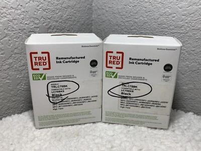 (2-Pack) TRU RED™ Black High Yield Ink Cartridge Replacement for Brother LC75BK - Image 1 of 4
