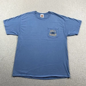 Camisa Harley Davidson Para Hombres Grande Myrtle Beach SC Bolsillo Camiseta Motociclista Logo Papá Trabajo - Imagen 1 de 13