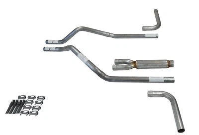 GMC Jimmy 00-04 2.5" Dual Exhaust Kits with Glasspack Side Exit - Image 1 of 4